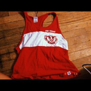 Victoria’s Secret Pink Wis. Badgers Tank